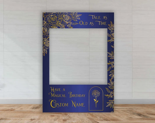 Beauty and the Beast Inspired Selfie Frame